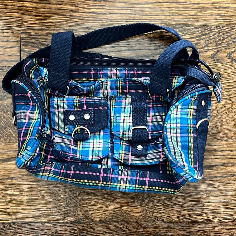 Plaid handbag